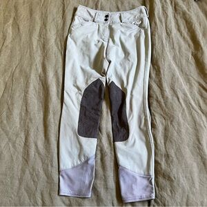 RJ Classics tan knee patch breeches sz 26R